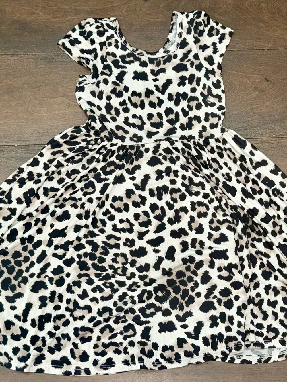 Dot Dot Smile Girls Size 7 Leopard Print Twirl Dress | Excellent Condition